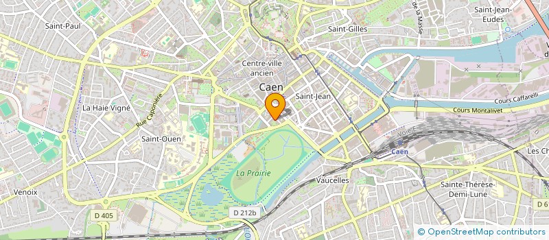 localisation de l'entreprise SCI ORTHOMALO  CAEN