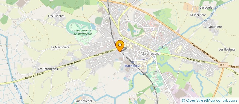 localisation de l'entreprise SCI ORTHOMAN  MACHECOUL-SAINT-MEME