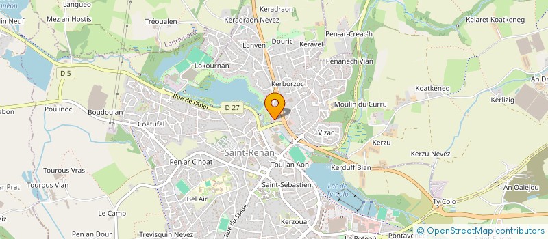 localisation de l'entreprise SCI ORTHOMANON  SAINT-RENAN