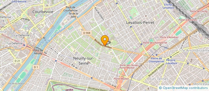 localisation de l'entreprise SCI ORTHOMATRE à NEUILLY-SUR-SEINE