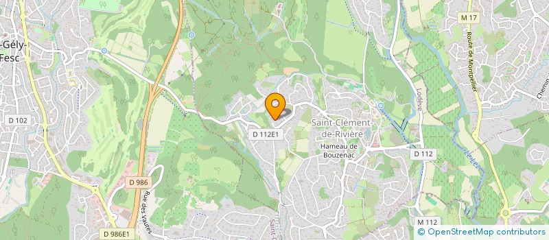 localisation de l'entreprise SCI ORTHOPAL  SAINT-CLEMENT-DE-RIVIERE