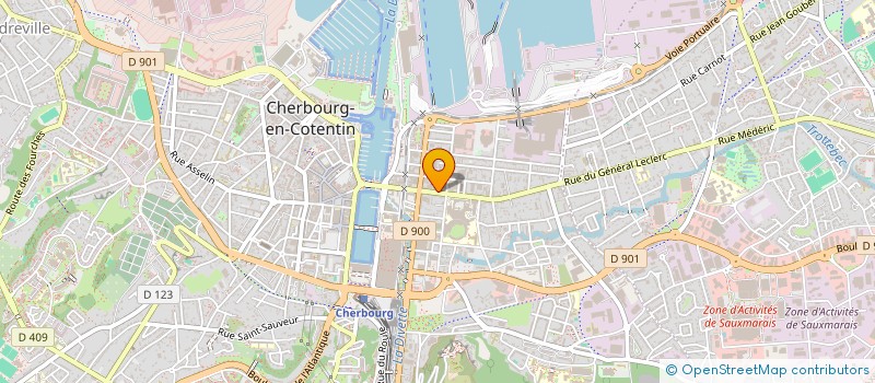 localisation de l'entreprise SCI ORTHOPHOENIX à CHERBOURG-EN-COTENTIN