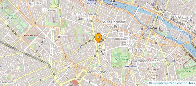 localisation de l'entreprise SCI ORTHOQUARTZ  PARIS