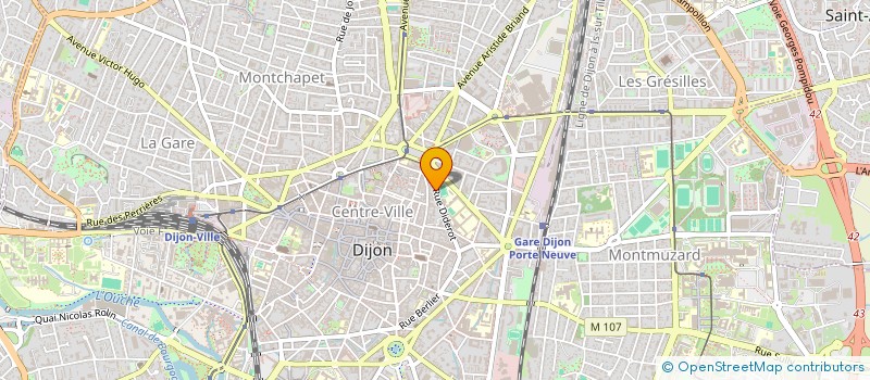 localisation de l'entreprise SCI ORTHOSYMPATHIQUE à DIJON
