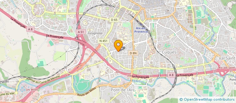 localisation de l'entreprise SCI ORTHOV  AIX-EN-PROVENCE