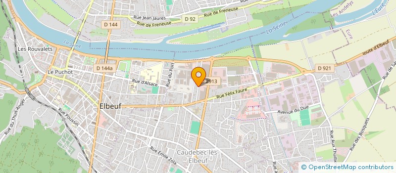 localisation de l'entreprise SCI ORTHOVEZIER  CAUDEBEC-LES-ELBEUF