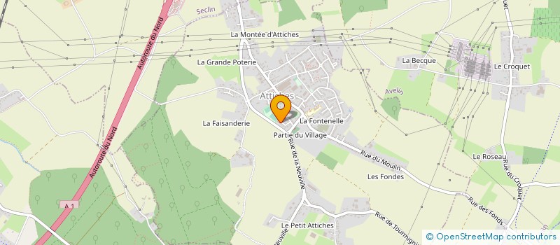 localisation de l'entreprise SCI ORTHYS PEVELE  ATTICHES