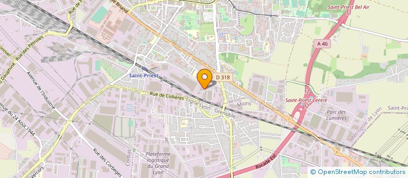localisation de l'entreprise SCI ORTI à SAINT-PRIEST