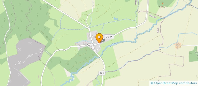 localisation de l'entreprise SCI ORTIS  GIVRY-EN-ARGONNE