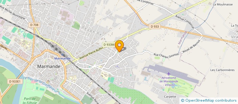 localisation de l'entreprise SCI ORTOLAN TAFFAREL  MARMANDE