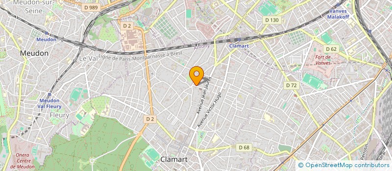 localisation de l'entreprise SCI ORTSEY ET FILS  CLAMART