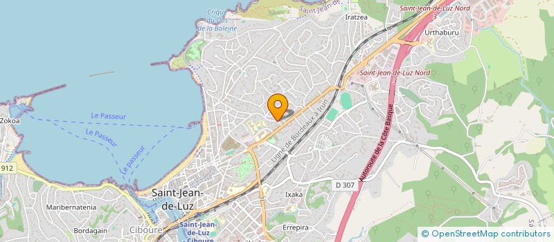 localisation de l'entreprise SCI ORTZADA à SAINT-JEAN-DE-LUZ