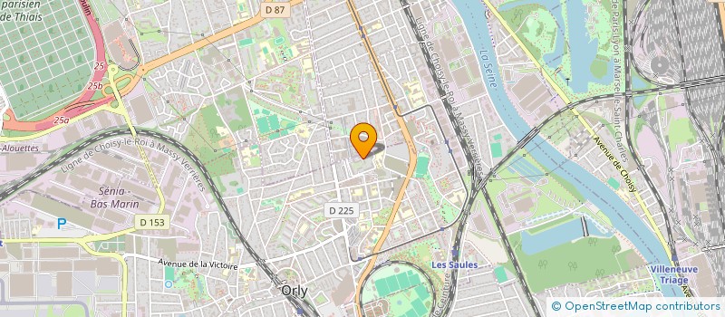 localisation de l'entreprise SCI ORUS  ORLY