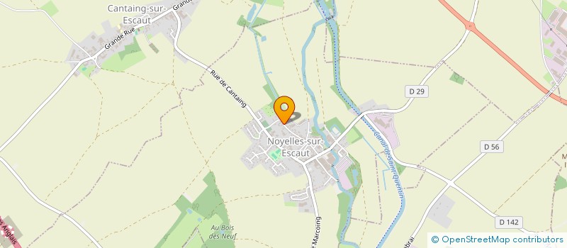 localisation de l'entreprise SCI ORVALINE  NOYELLES-SUR-ESCAUT