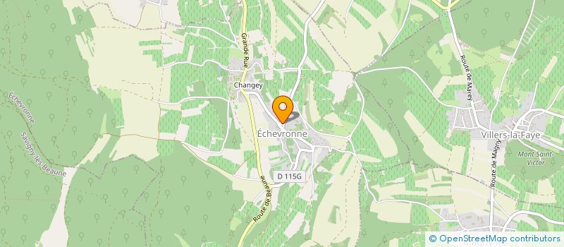 localisation de l'entreprise SCI ORVEAUX 2017 à ECHEVRONNE