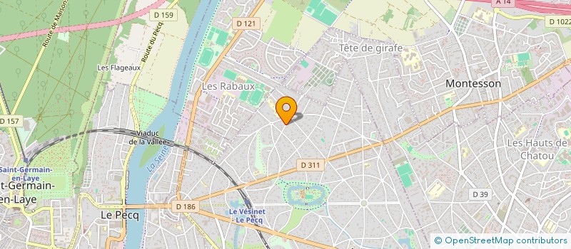 localisation de l'entreprise SCI ORVILLE  LE VESINET