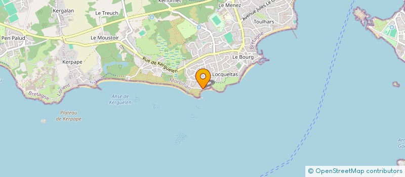 localisation de l'entreprise SCI ORVOINE  LARMOR-PLAGE