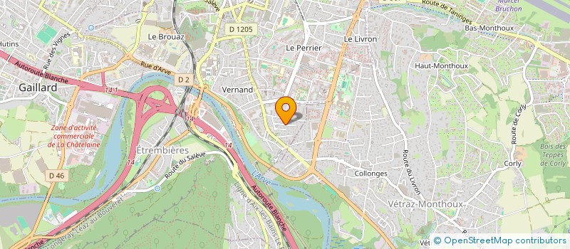 localisation de l'entreprise SCI ORWIL à ANNEMASSE