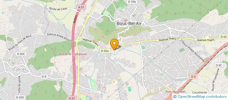 localisation de l'entreprise SCI ORY à BOUC-BEL-AIR
