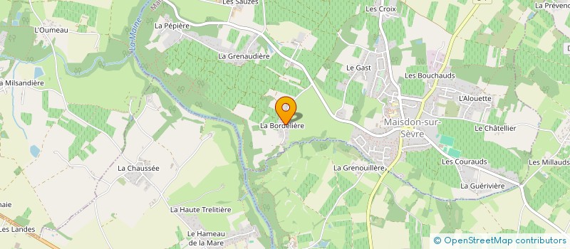 localisation de l'entreprise SCI ORYACO  MAISDON-SUR-SEVRE