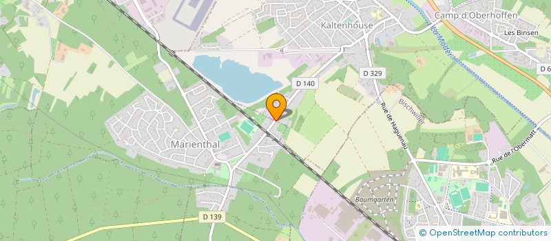 localisation de l'entreprise SCI OS  HAGUENAU