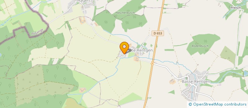 localisation de l'entreprise SCI OS BNB  BASSE-RENTGEN