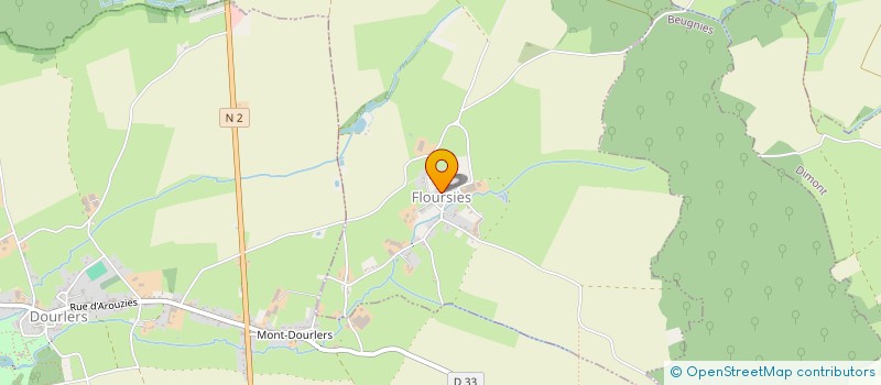 localisation de l'entreprise SCI OSAGAY  FLOURSIES