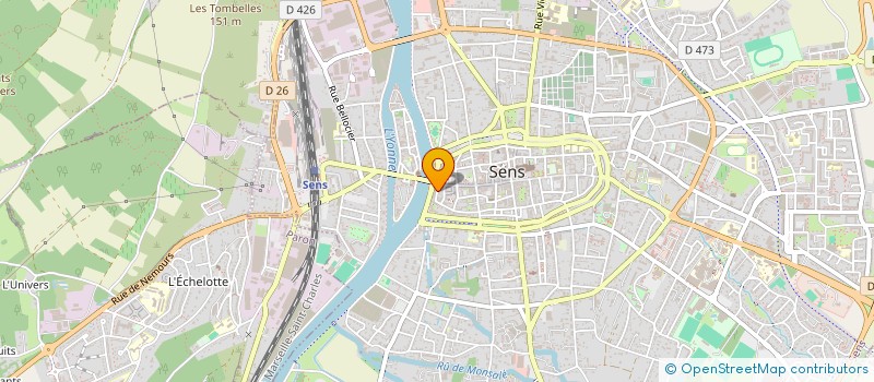 localisation de l'entreprise SCI OSAKA à SENS