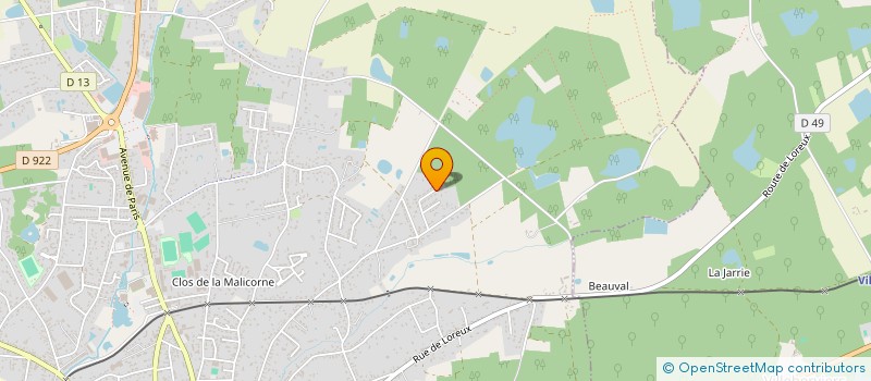 localisation de l'entreprise SCI OSAN  ROMORANTIN-LANTHENAY