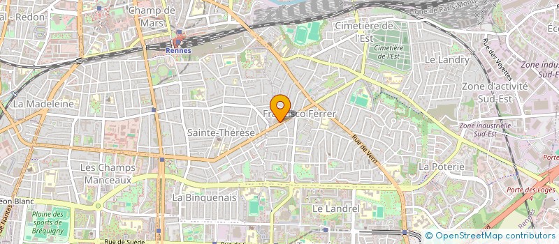 localisation de l'entreprise SCI OSARTIC  RENNES