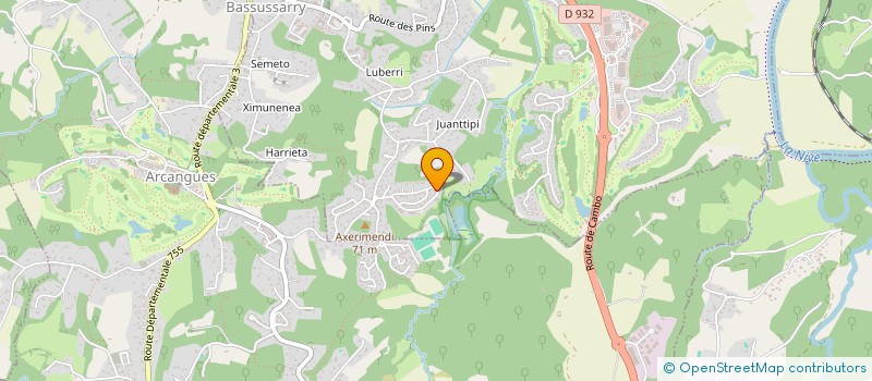 localisation de l'entreprise SCI OSASUN à BASSUSSARRY