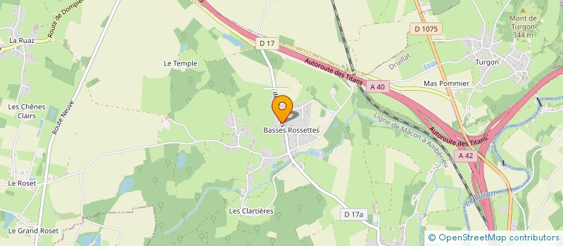 localisation de l'entreprise SCI OSBC  DRUILLAT