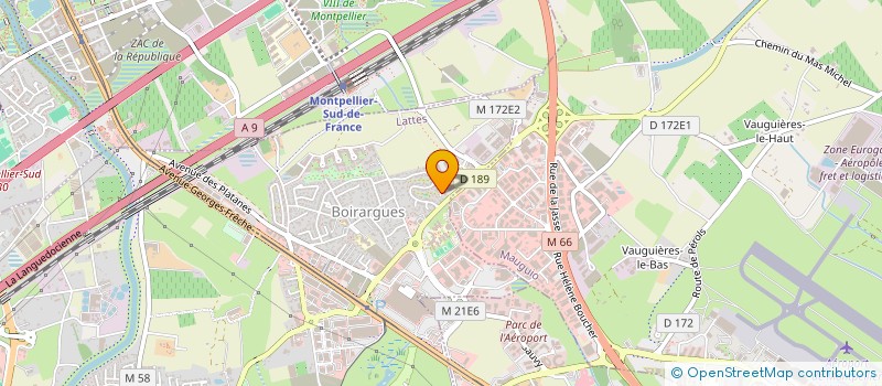 localisation de l'entreprise SCI OSCA à LATTES