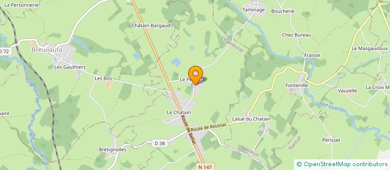localisation de l'entreprise SCI OSCAR à CHAMBORET