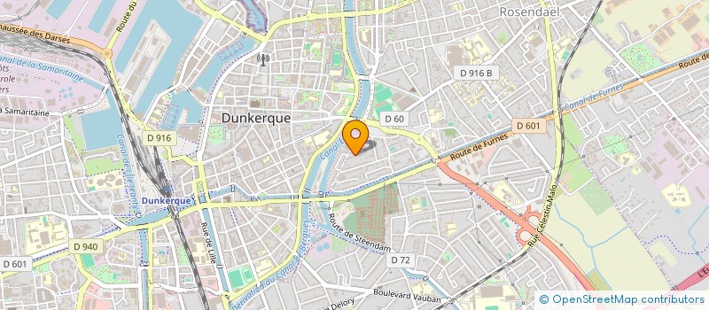 localisation de l'entreprise SCI OSCAR à DUNKERQUE