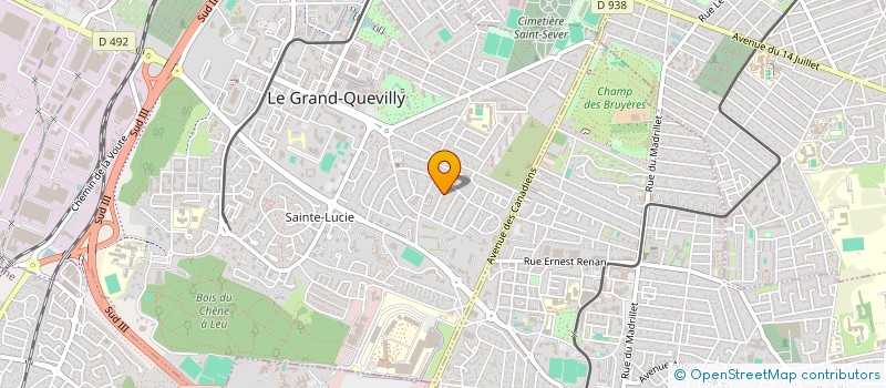 localisation de l'entreprise SCI OSCAR  LE GRAND-QUEVILLY