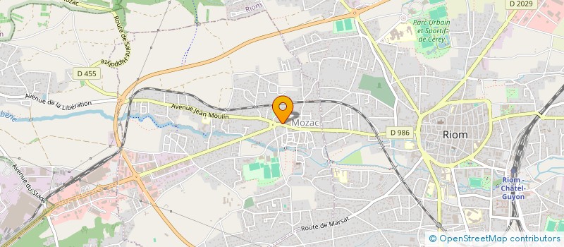 localisation de l'entreprise SCI OSCAR  MOZAC