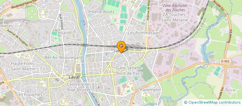 localisation de l'entreprise SCI OSCAR à LAVAL