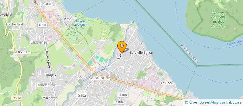 localisation de l'entreprise SCI OSCAR à SAINT-JORIOZ