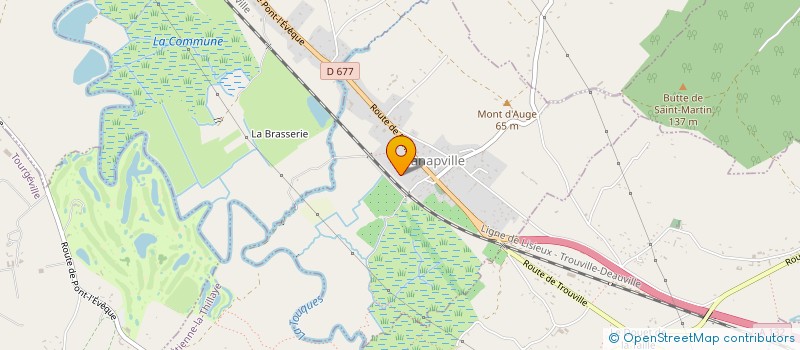 localisation de l'entreprise SCI OSCAR à DEAUVILLE