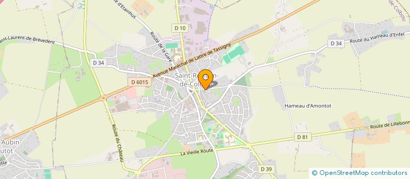 localisation de l'entreprise SCI OSCAR  SAINT-ROMAIN-DE-COLBOSC