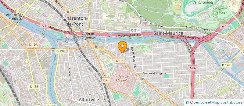 localisation de l'entreprise SCI OSCAR  MAISONS-ALFORT