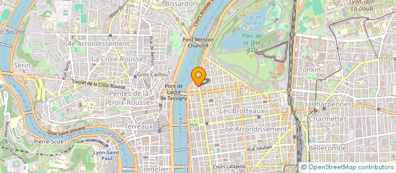 localisation de l'entreprise SCI OSCAR COMMERCE  LYON