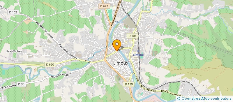 localisation de l'entreprise SCI OSCAR ROUGE  LIMOUX