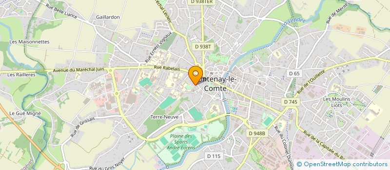 localisation de l'entreprise SCI OSCHLO  FONTENAY-LE-COMTE