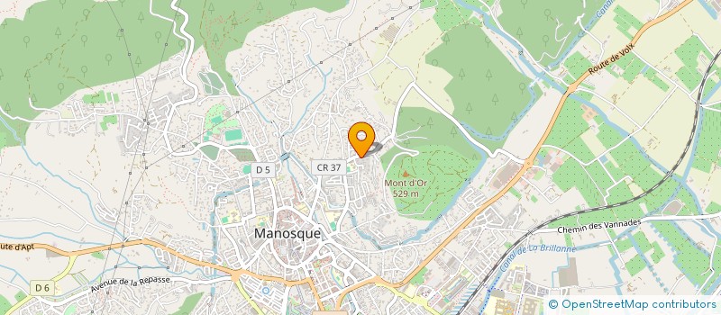 localisation de l'entreprise SCI OSCOMAR à MANOSQUE