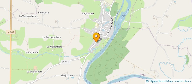 localisation de l'entreprise SCI OSDB  MENIL