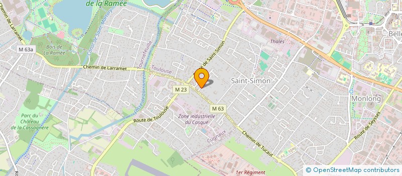 localisation de l'entreprise SCI OSE à TOULOUSE