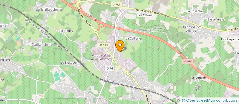 localisation de l'entreprise SCI OSEL  LA HAIE-FOUASSIERE