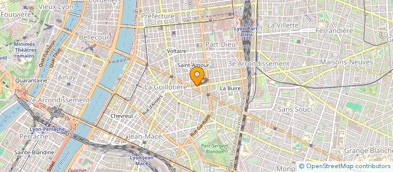 localisation de l'entreprise SCI OSG  LYON